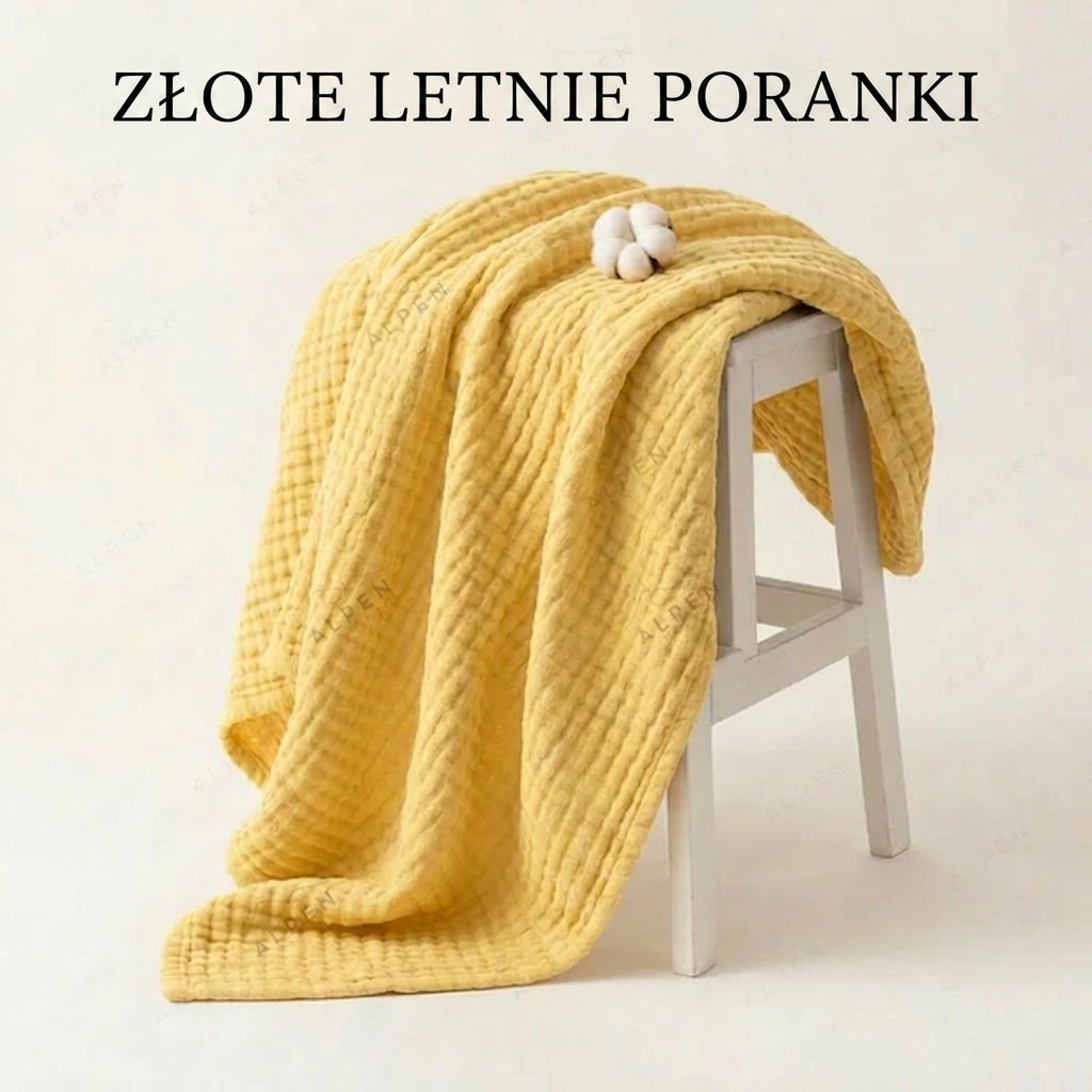 Koc Muślinowy Calmiva – Żółty
