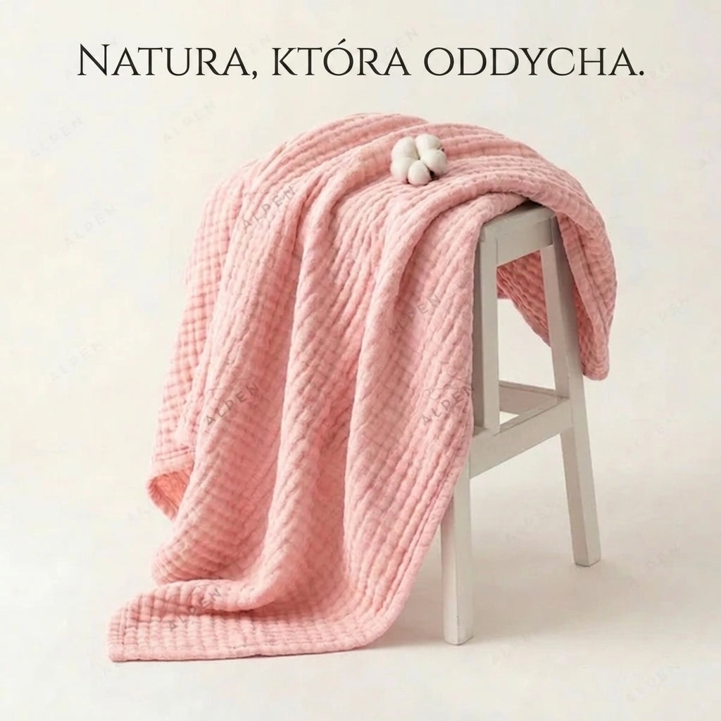 Koc Muślinowy Calmiva – Różowy