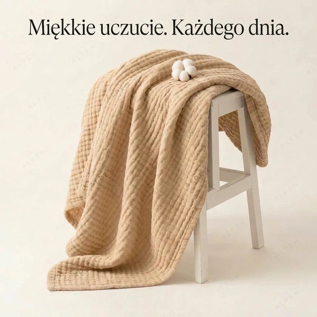 Koc Muślinowy Calmiva – Khaki